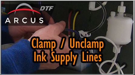 Clamping and Unclamping Ink Lines