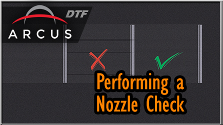 Performing a Nozzle Check